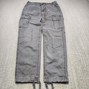 American Eagle Cargo Pants Men 30x29 *READ Slim Lived In Paratrooper Heavy Twill